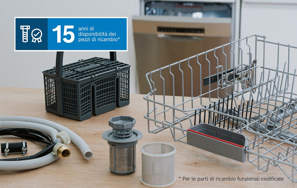 LAVASTOVIGLIE CON FRONTALE INOX 60CM 13COP. CE.E WIFI POLINOX: