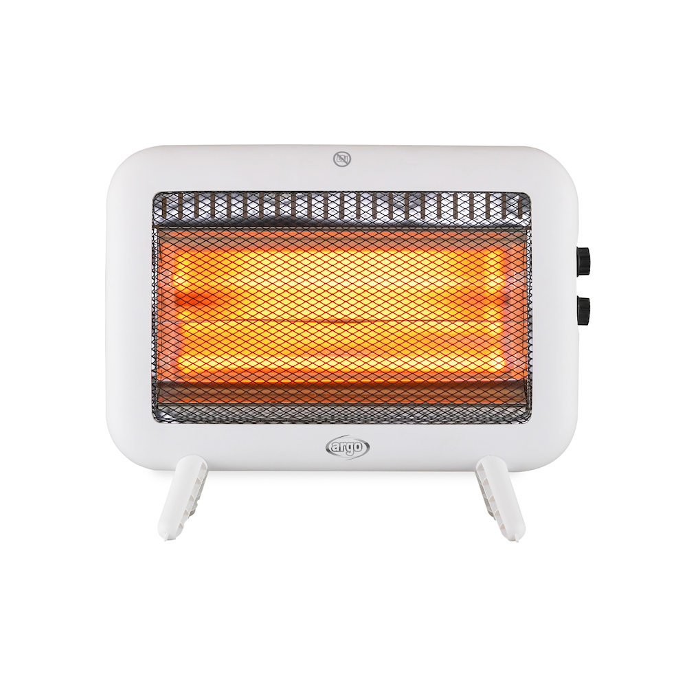 HEIZOFEN QUARZ 1000W 2 STUFEN WEISS