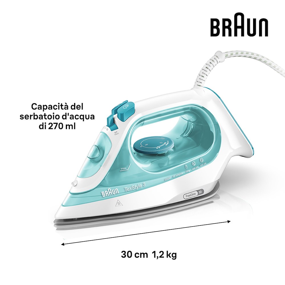 Dampfbügeleisen, FreeGlide 3D-Bügelsohle, 2.350 Watt,