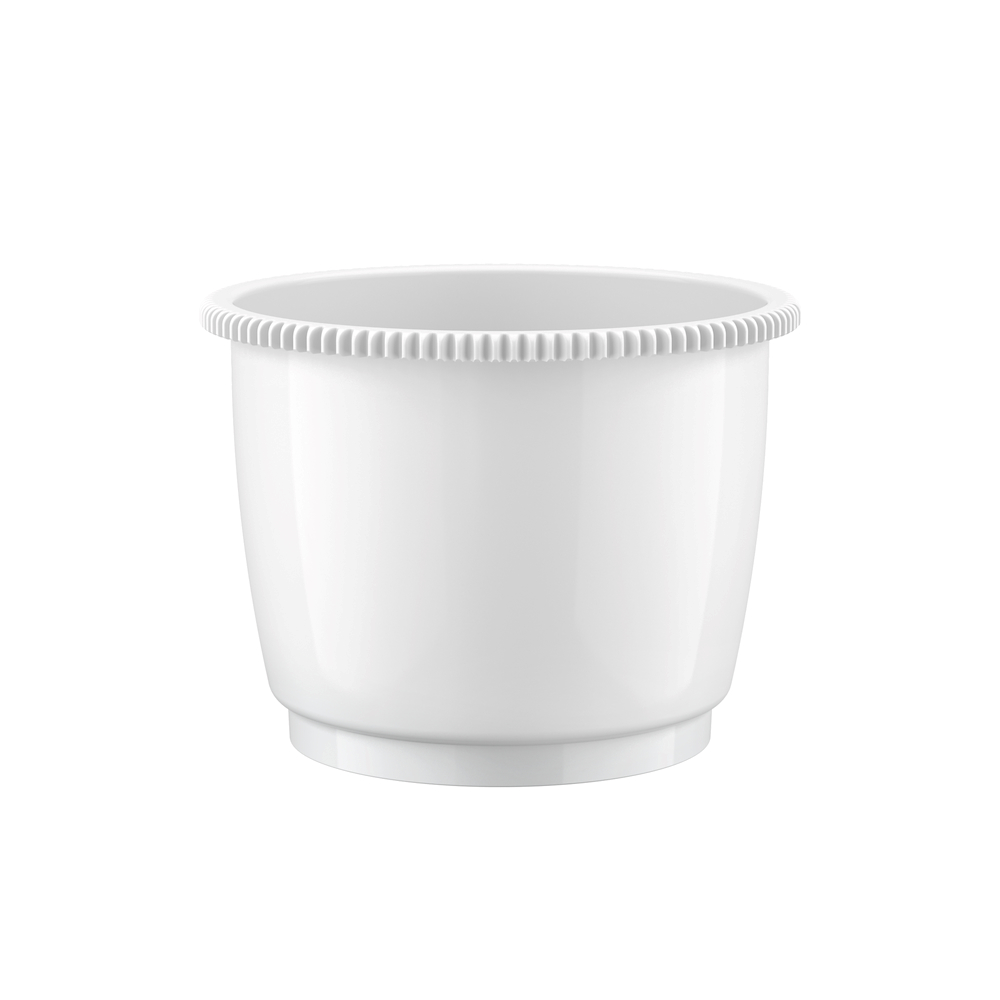 Rührgerät mit 5 Geschwindigkeitsstufen und 2,5-Liter-Schüssel aus weißem Kunststoff