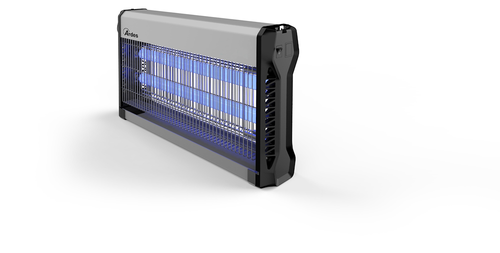 MÜCKENVERNICHTER MIT 15W ENTLADUNG 2 UVA-LAMPE BIS ZU 80m².
