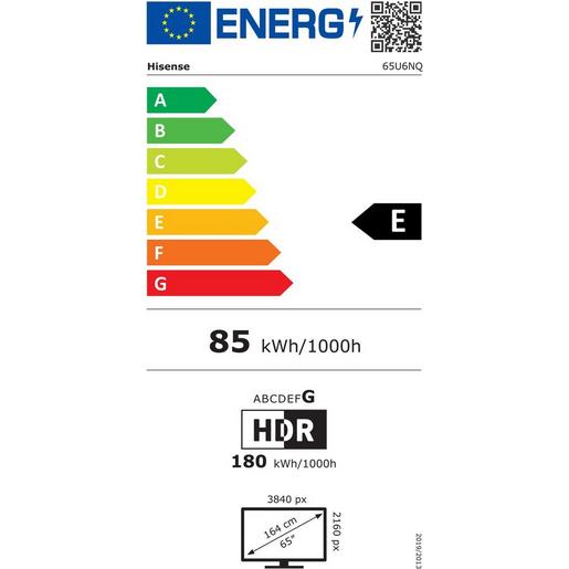 Fernseher Mini LED 65" Hisense Smart TV UHD.