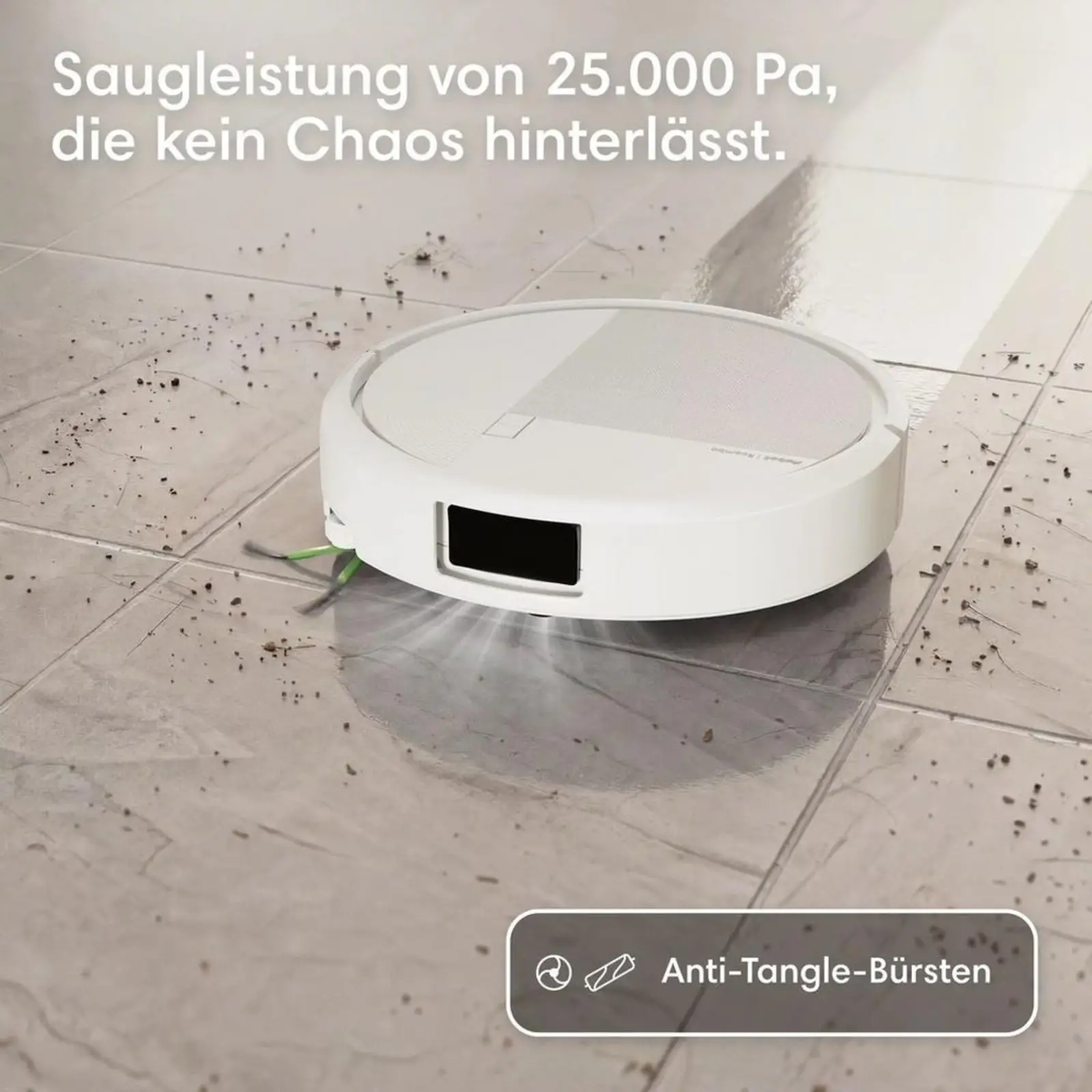 Robot lavapavimenti, robot aspirapolvere, Clean Base, iRobot bianco