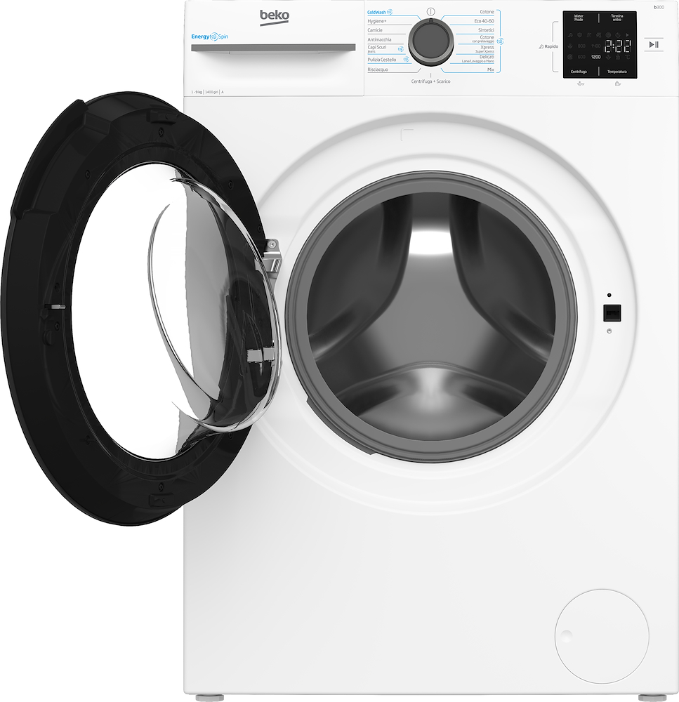 WASCHMASCHINE BEKO 9KG 1400U. Klasse A INVERTER DAMPF.