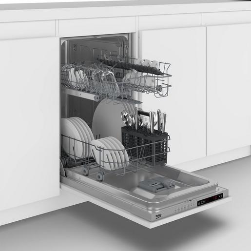 Geschirrspüler Einbau von Beko vollintegrierbar 45 cm