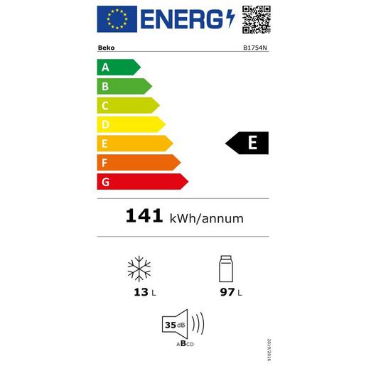 Einbaukühlschrank Beko vollintegrierbar mit Gefrierfach !Einbaunische=88cm.