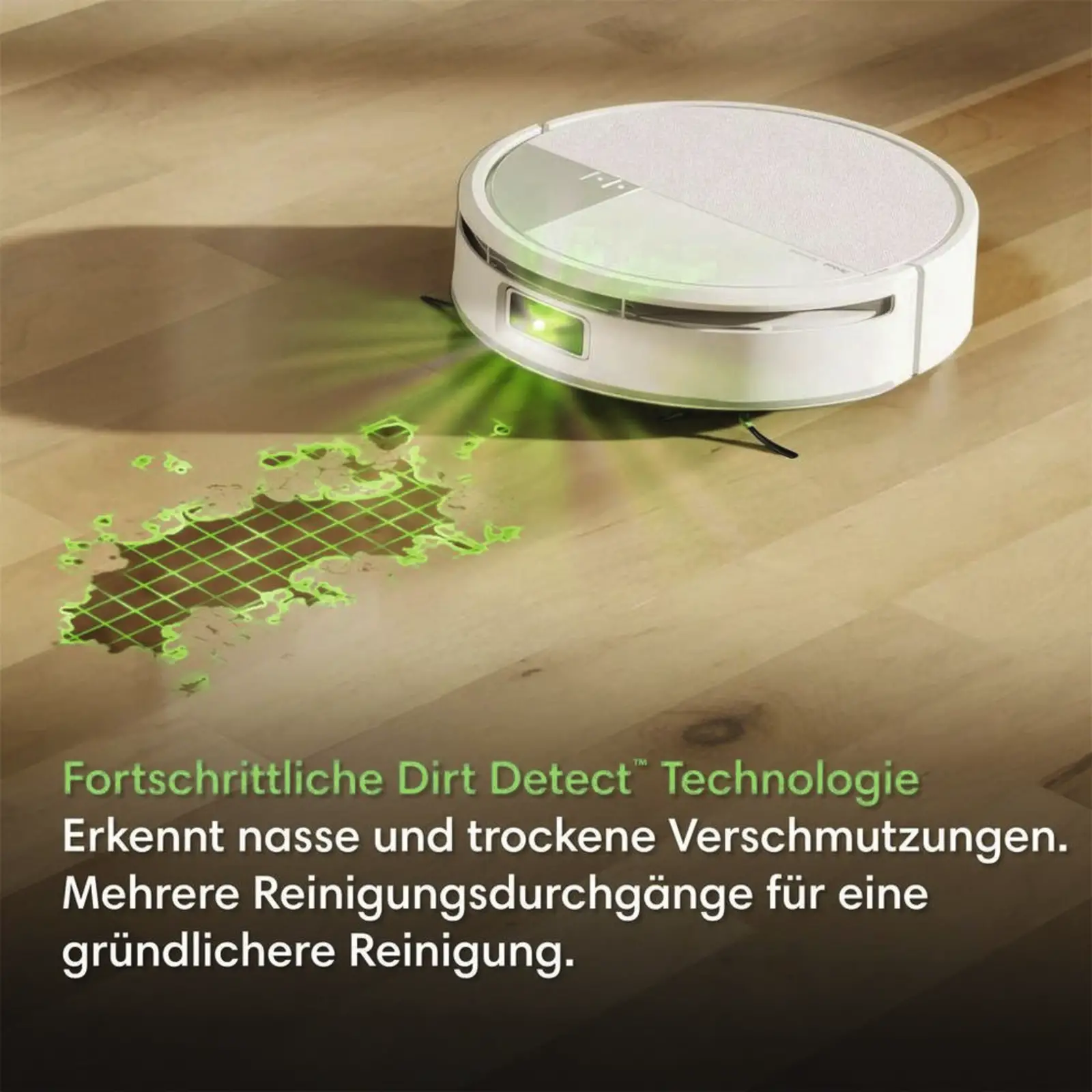 Staubsauger-Roboter IRobot mit vollautomatischer Selbstreinigung weiß