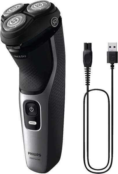 RASOIO ricaricabile Philips POWERCUT BLADES 5D FLEX W&D AUT.60MIN.