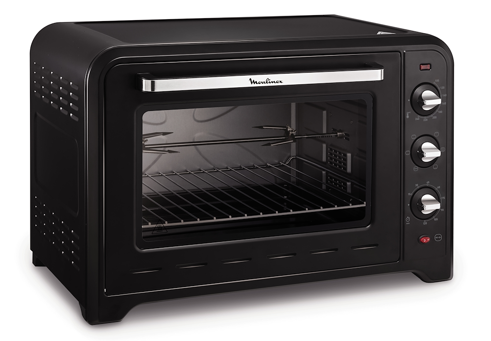 ELEKTROBACKOFEN 2200W MINI XXL 60L GRILL OPTIMO 60L SCHWARZ.