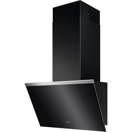 Wand-Dunstabzugshaube AEG Serie 7000 mit Hob²Hood schwarz.