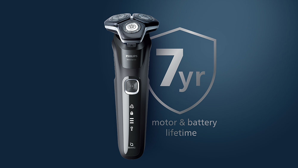 RASOIO ricaricabile Philips POWERCUT BLADES 5D FLEX W&D AUT.60MIN.