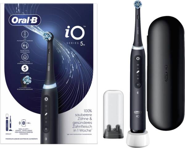Elektrische Zahnbürste OralB IO5 schwarz