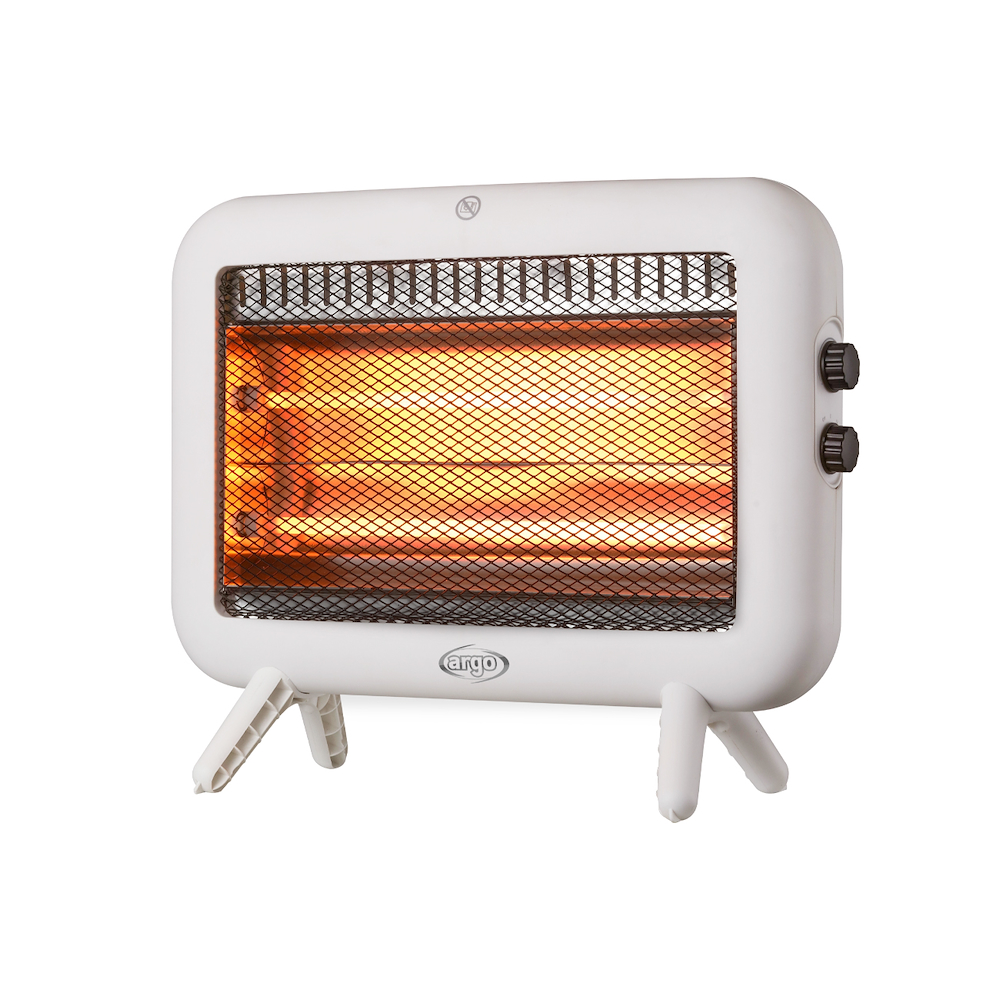 HEIZOFEN QUARZ 1000W 2 STUFEN WEISS