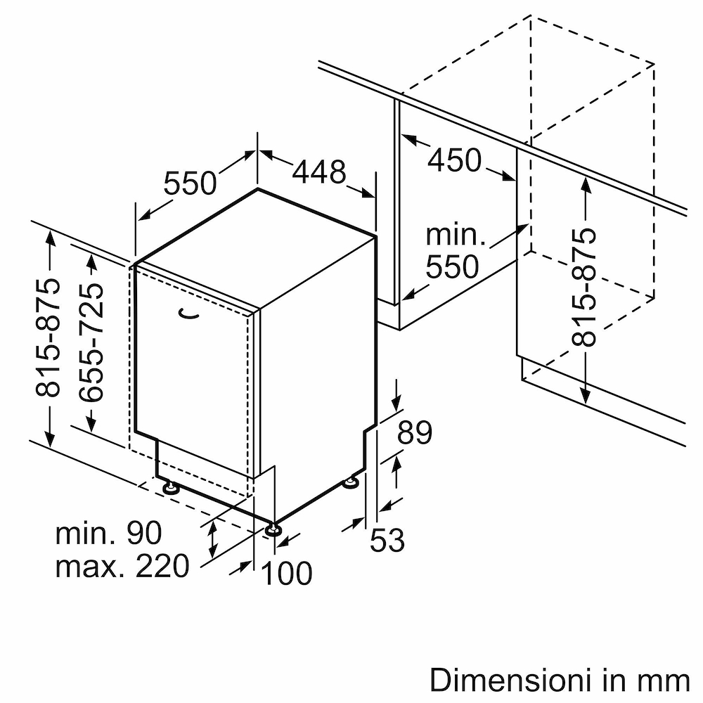 Einbau-Geschirrspüler Bosch 45cm vollintegriert CE.E.