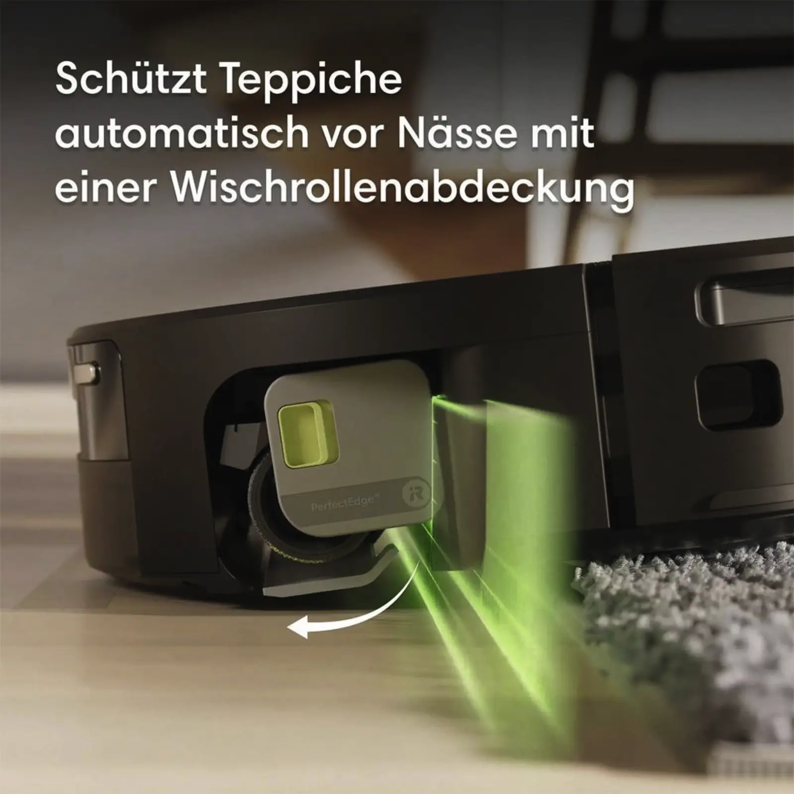 Staubsauger-Roboter IRobot mit vollautomatischer Selbstreinigung schwarz