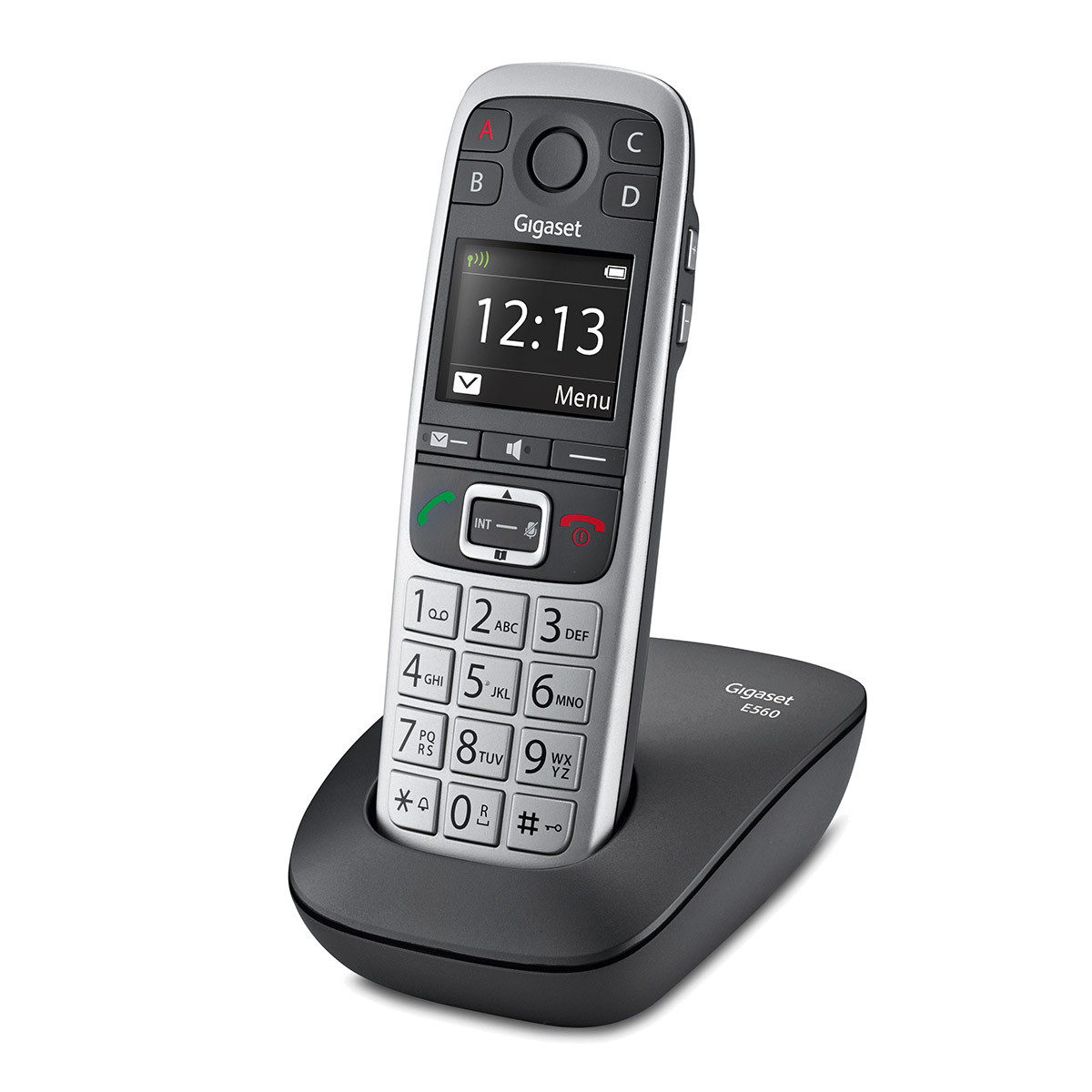 Festnetz-Telefon (für analogen Anschluß), strahlungsarm, schnurlos, DECT.