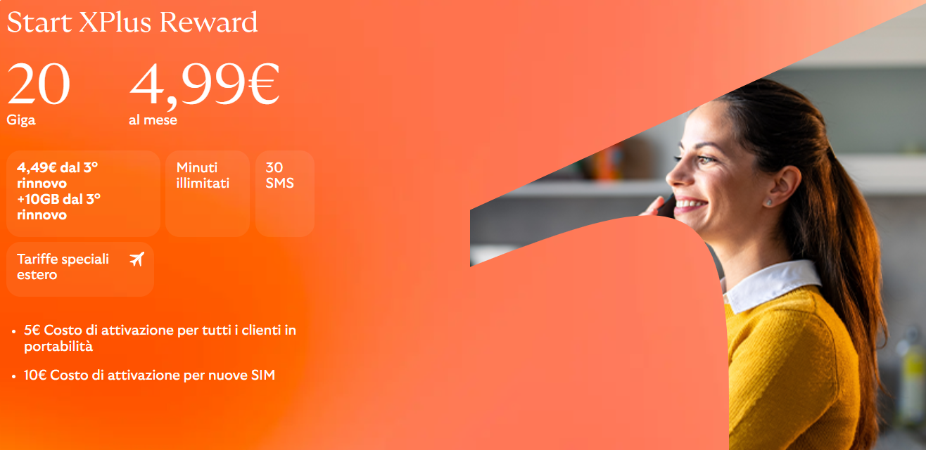 SIM Uno Mobile "Start XPLUS Reward".