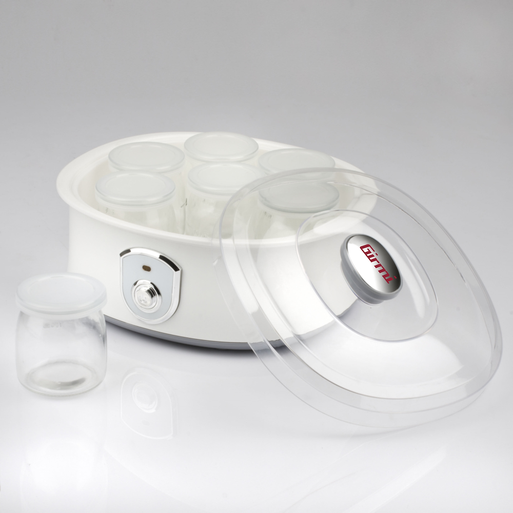Joghurtbereiter 20W 7 Glasbehälter 180ml Weiß