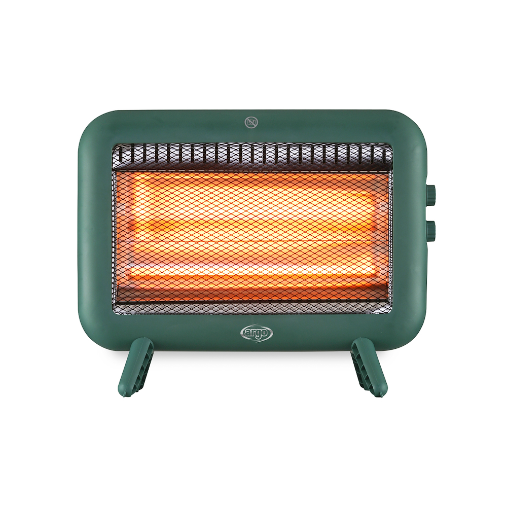HEIZOFEN QUARZ 1000W 2 STUFEN GRÜN
