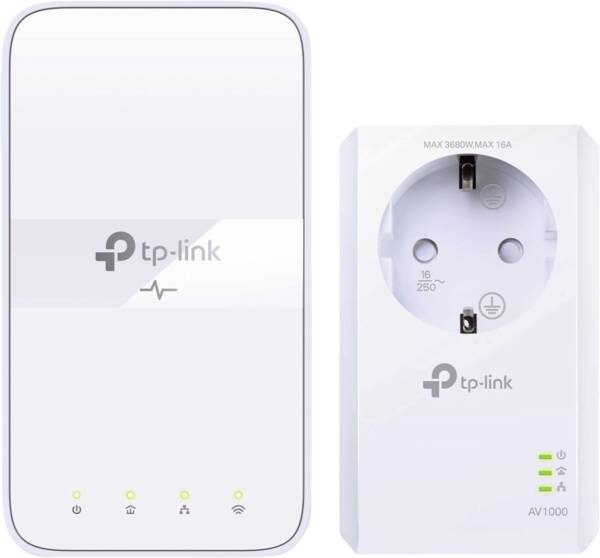 Stromnetzadapter tp-link, extern, Datenübertragung Powerline,