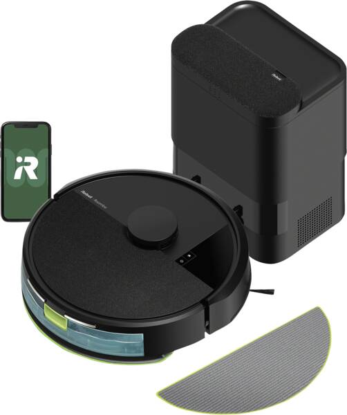 Robot aspirapolvere, funzionamento senza sacchetto, volume del contenitore max. 0,4 l,