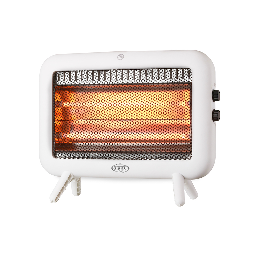 HEIZOFEN QUARZ 1000W 2 STUFEN WEISS
