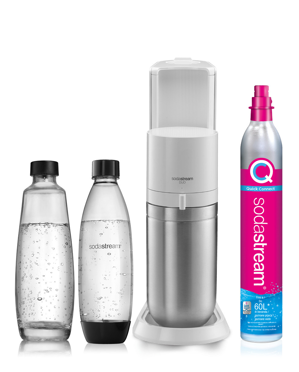 Wassersprudler Sodastream Duo in weiß.