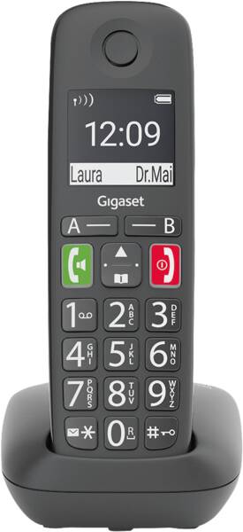 Festnetz-Telefon (für analogen Anschluß), strahlungsarm, schnurlos, DECT,