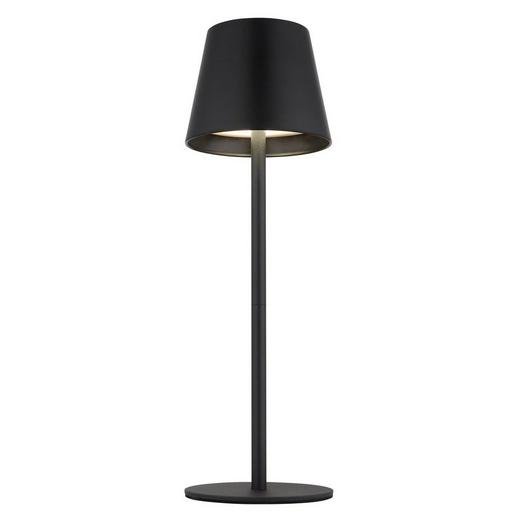 Lampada da tavolo Vannie I 3W LED CCT 200lm + batteria, nero opaco