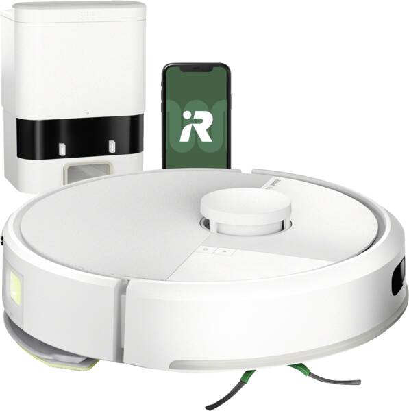 Robot aspirapolvere, funzionamento senza sacchetto, volume del contenitore max. 0,4 l,