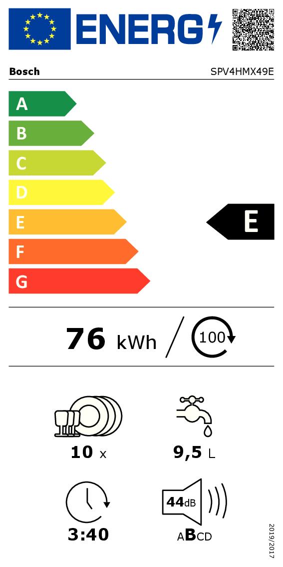 Einbau-Geschirrspüler Bosch 45cm vollintegriert CE.E.