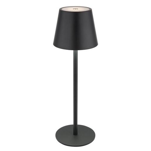Lampada da tavolo Vannie I 3W LED CCT 200lm + batteria, nero opaco