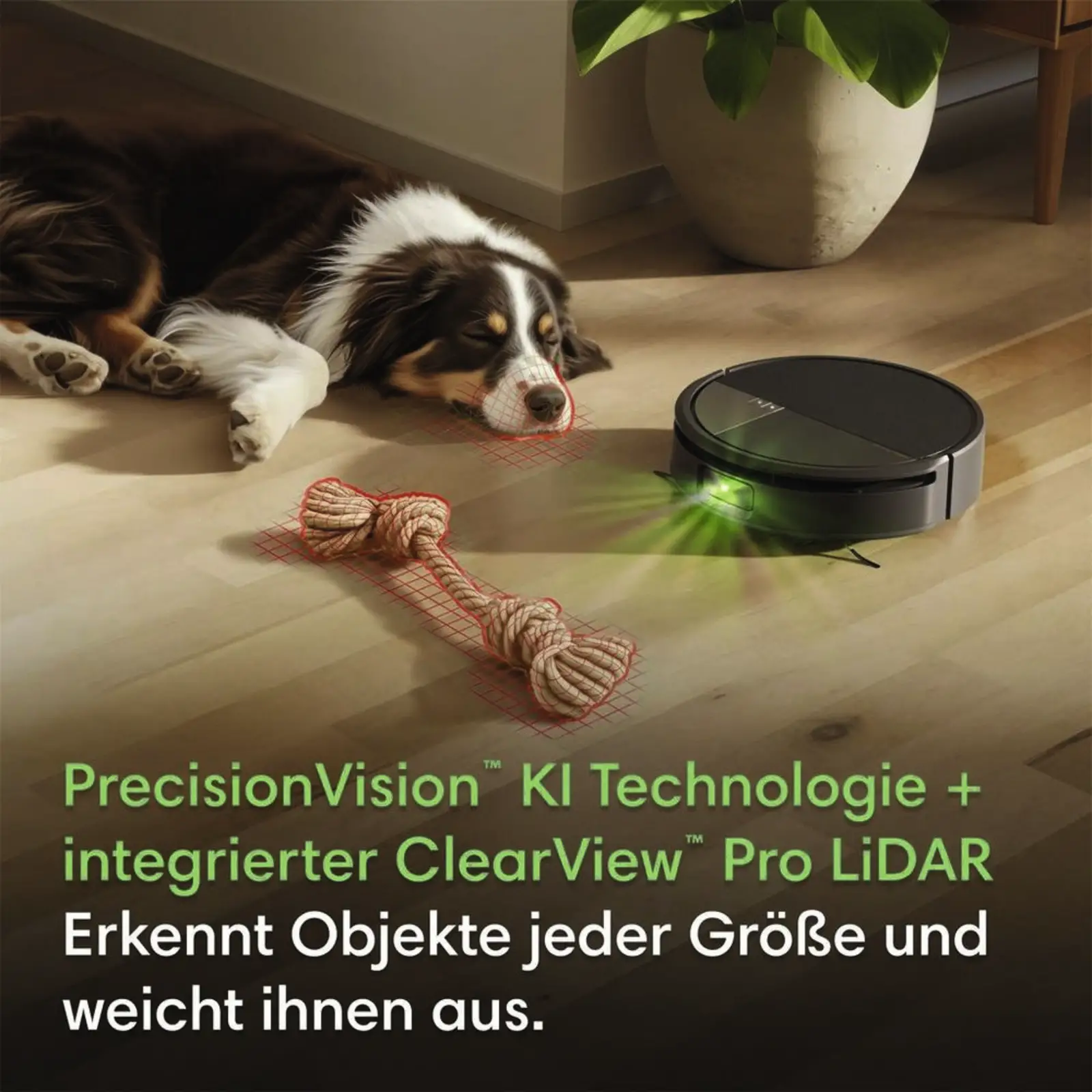 Staubsauger-Roboter IRobot mit vollautomatischer Selbstreinigung schwarz