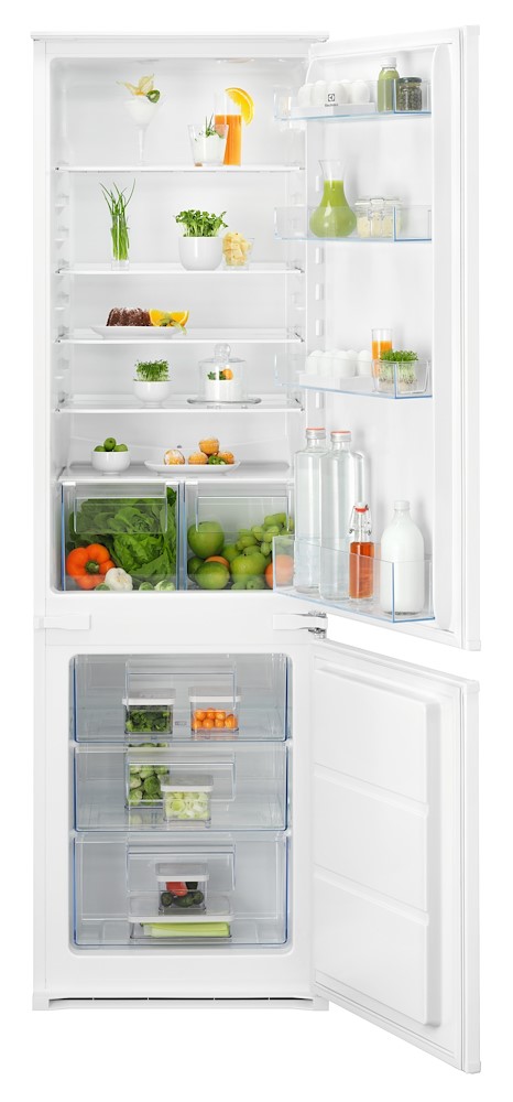 Einbau-Kühl-Gefrierkombination Electrolux Höhe 177,5cm.