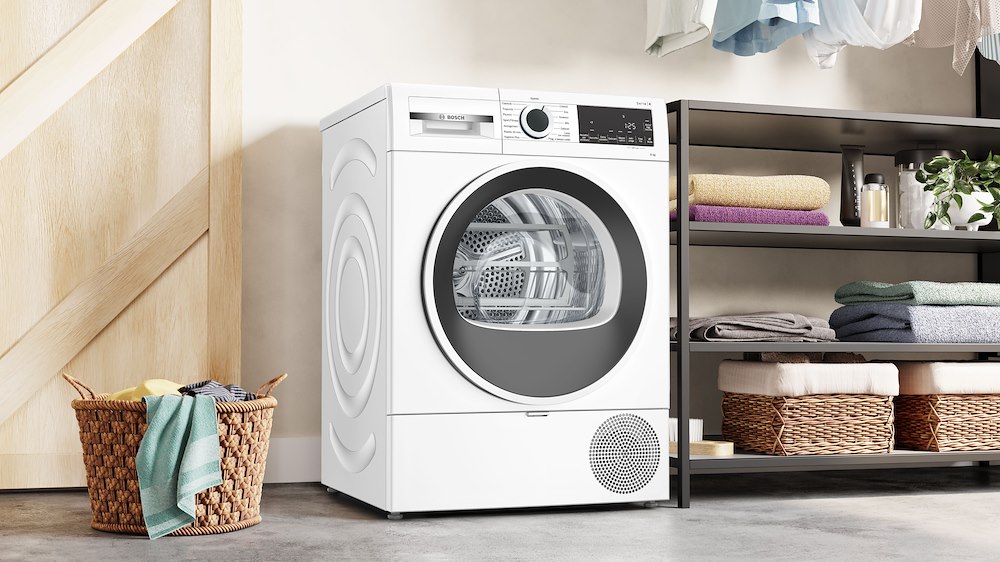 Wärmepumpentrockner, Frontlader, 8 kg, Energieeffizienzklasse C, mit Sensor, Auto Dry