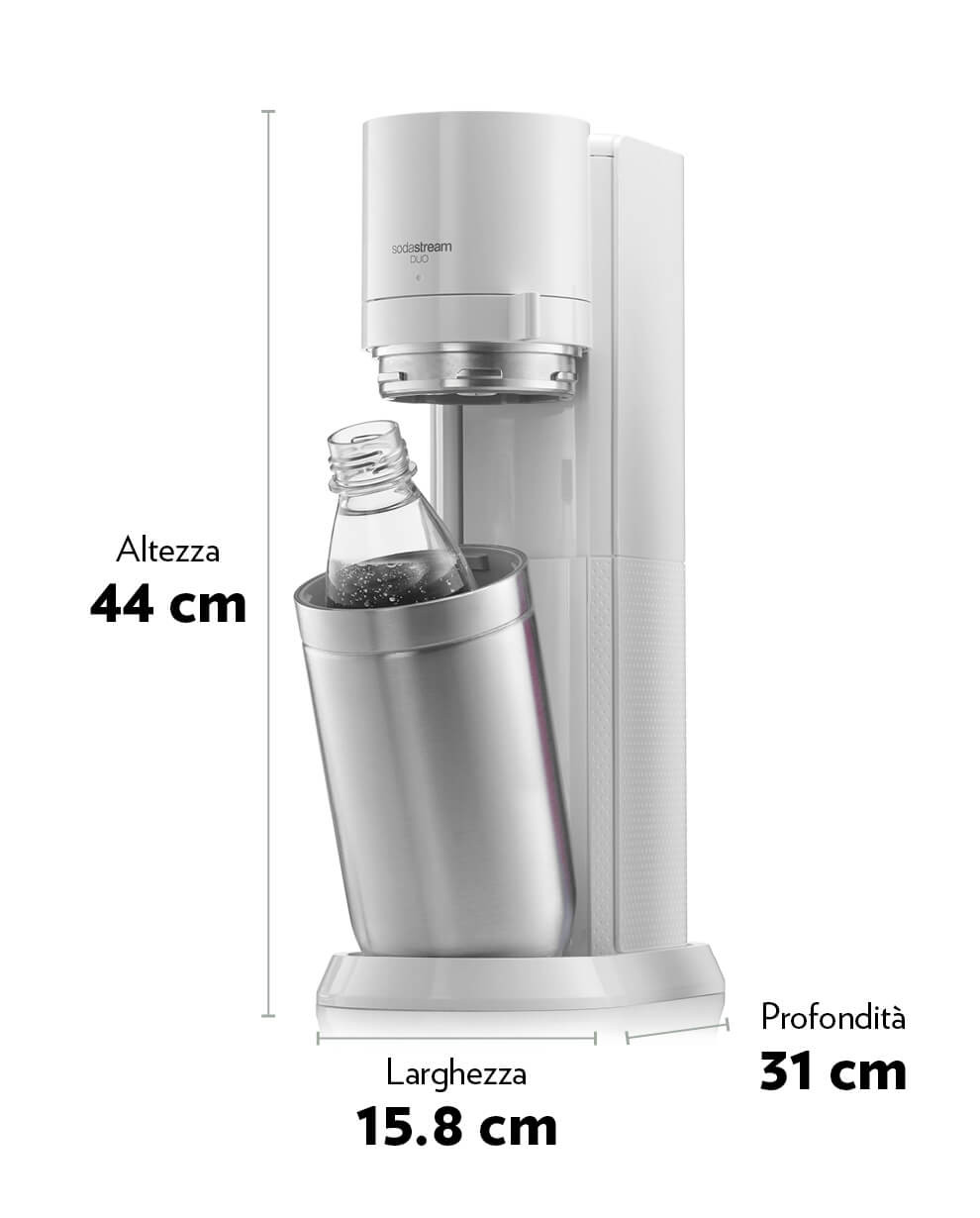 Wassersprudler Sodastream Duo in weiß.