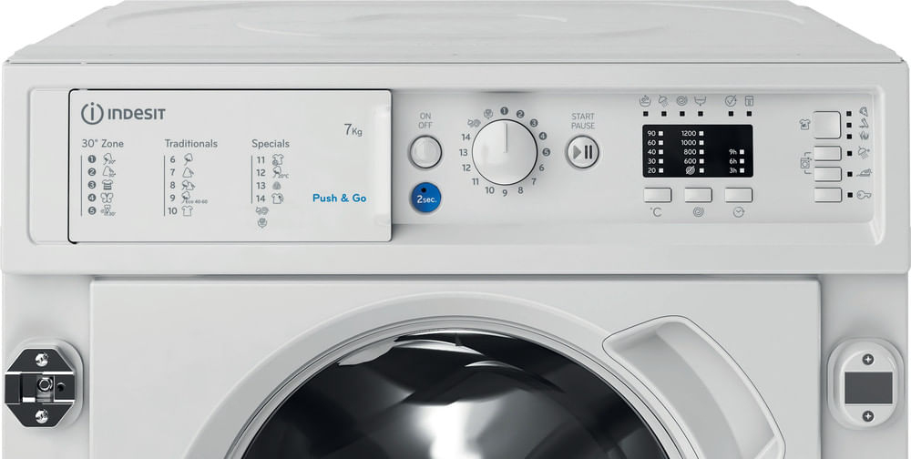 Waschmaschine Einbau Indesit 7kg 1200U. 
