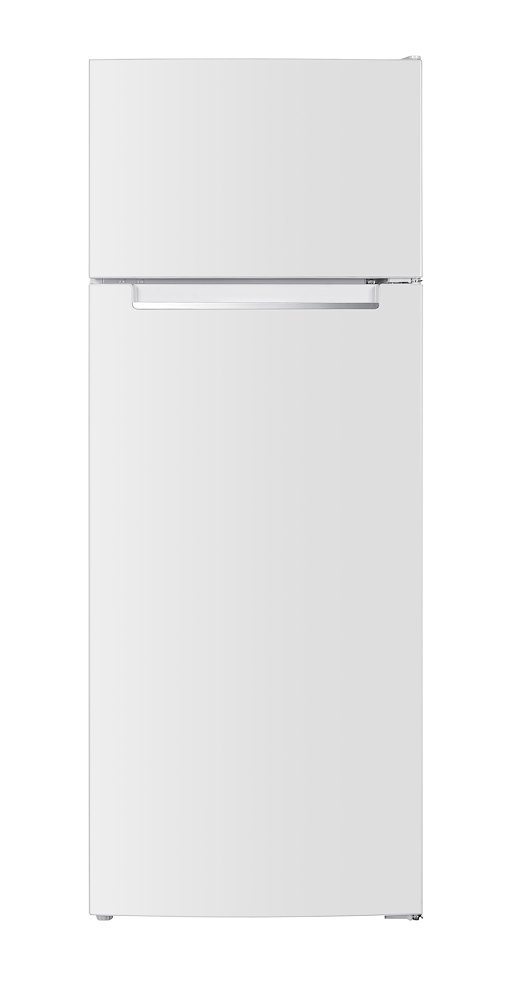 2-türiger Kühlschrank, 206 Liter, CE-zertifiziert, weiß, statisch