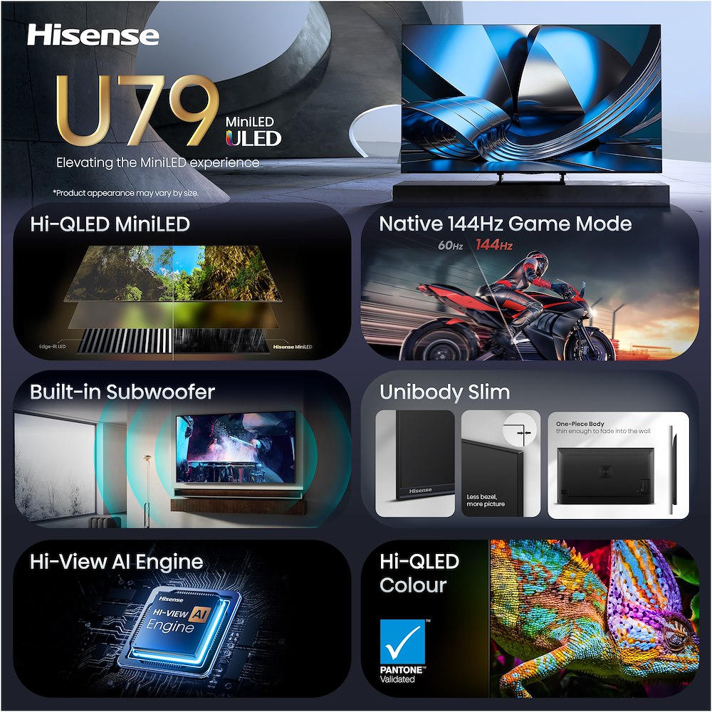 Mini LED TV 50" Hisense 4K