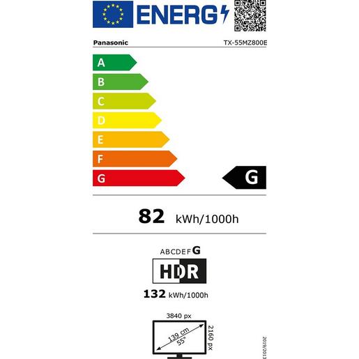 Fernseher OLED Panasonic 4K.