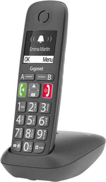 Festnetz-Telefon (für analogen Anschluß), strahlungsarm, schnurlos, DECT,