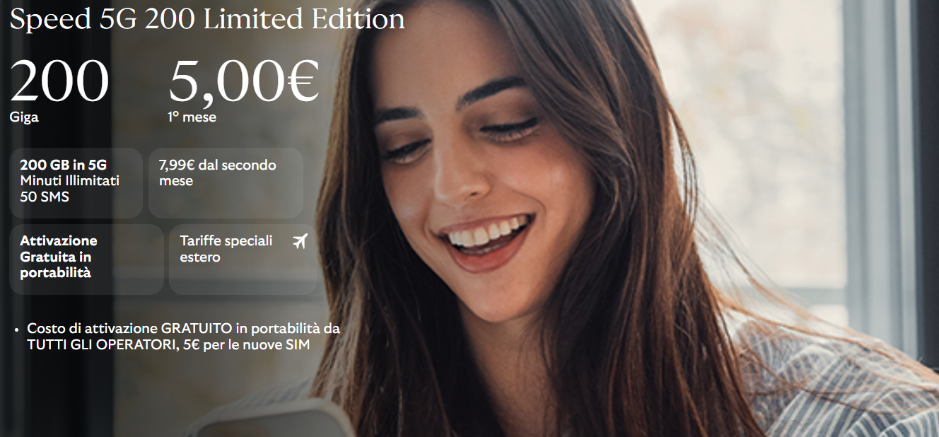 SIM Uno Mobile "Speed 5G 200".