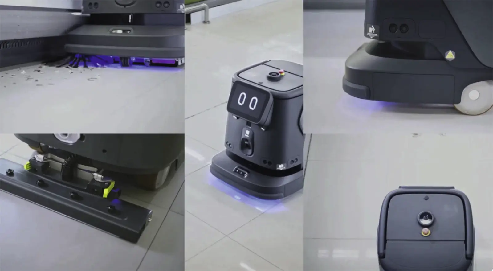 Robot per la pulizia commerciale,