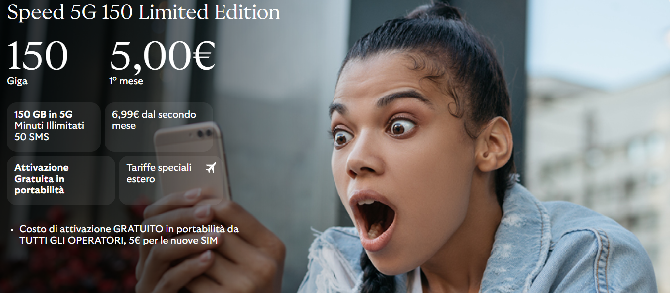 SIM Uno Mobile "Speed 5G 150".