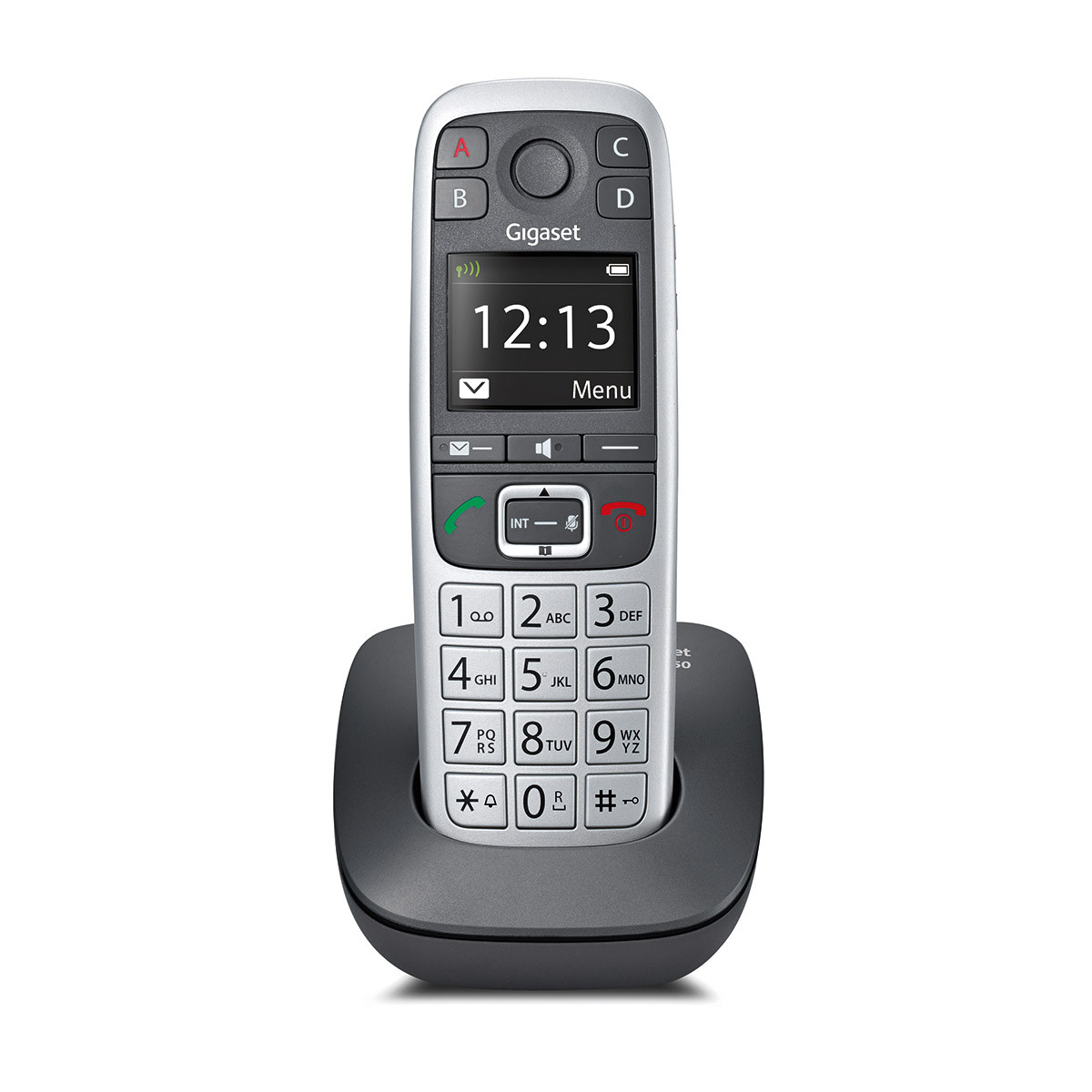Festnetz-Telefon (für analogen Anschluß), strahlungsarm, schnurlos, DECT.