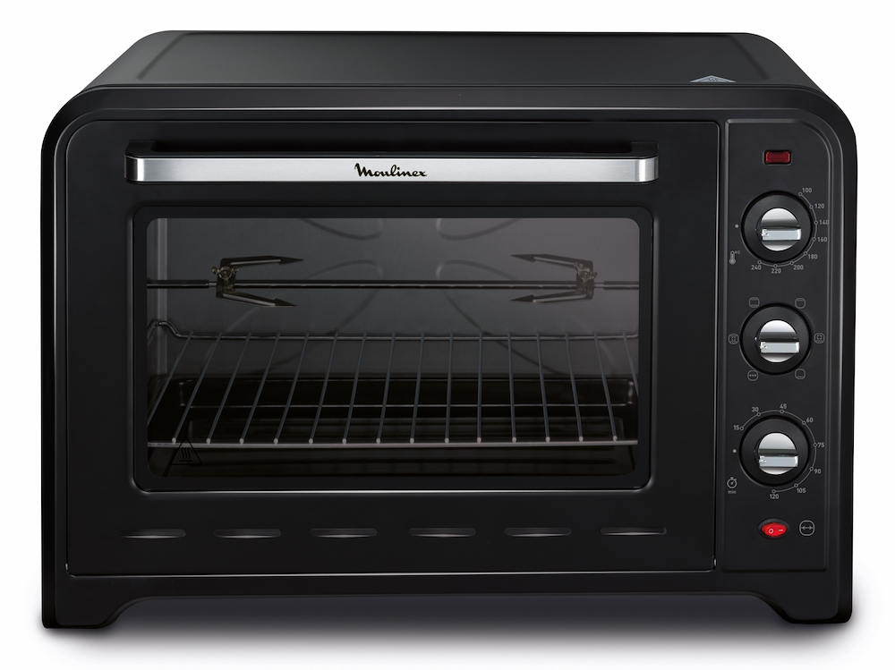 ELEKTROBACKOFEN 2200W MINI XXL 60L GRILL OPTIMO 60L SCHWARZ.