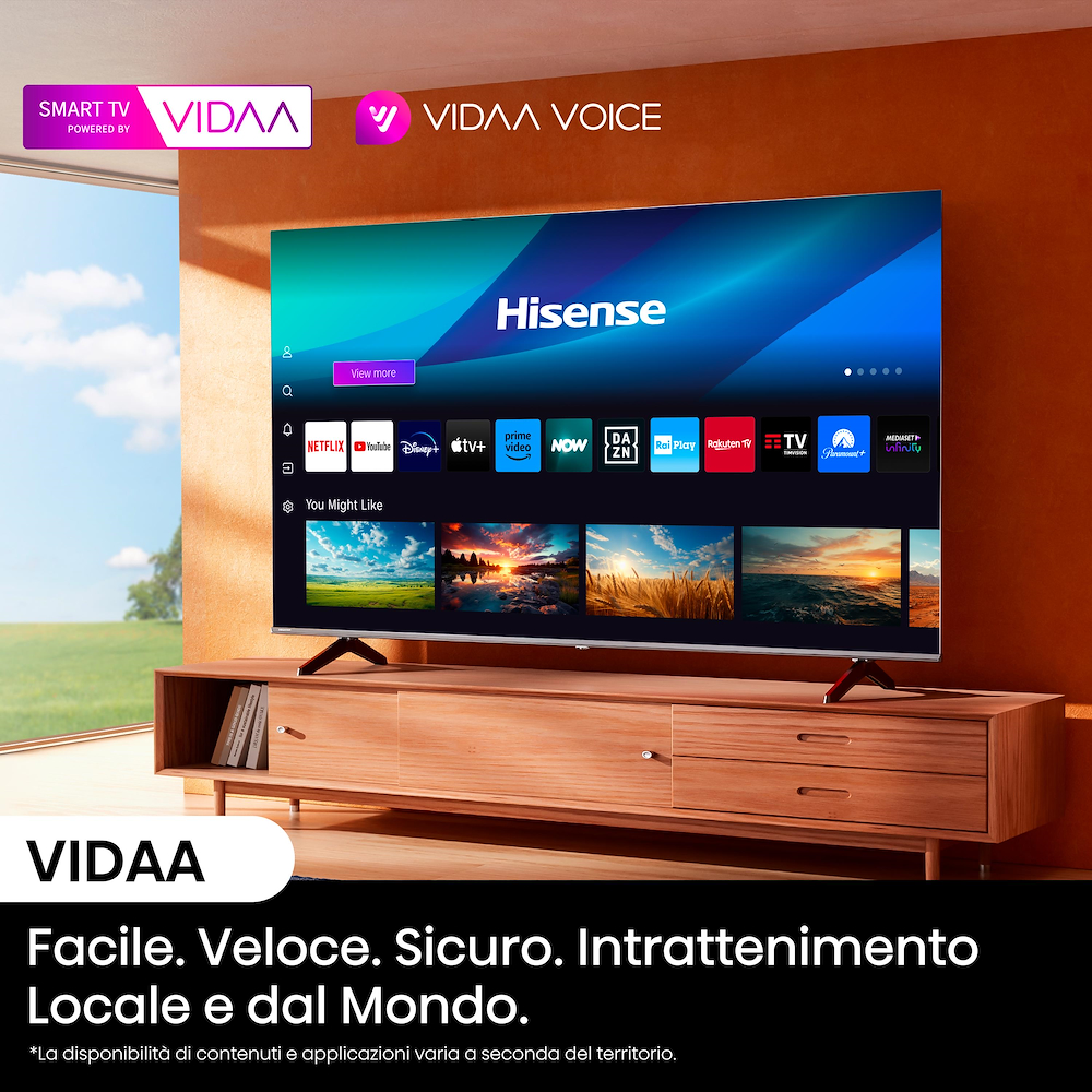 TV Hisense LED 55"UHD 4K DVBT2/S2 SMART VIDAA