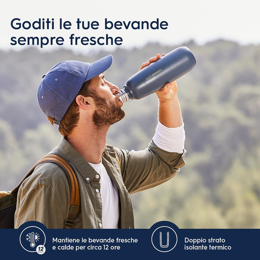 THERMOSFLASCHE FIZZ&GO TIEFBLAU 900ML 