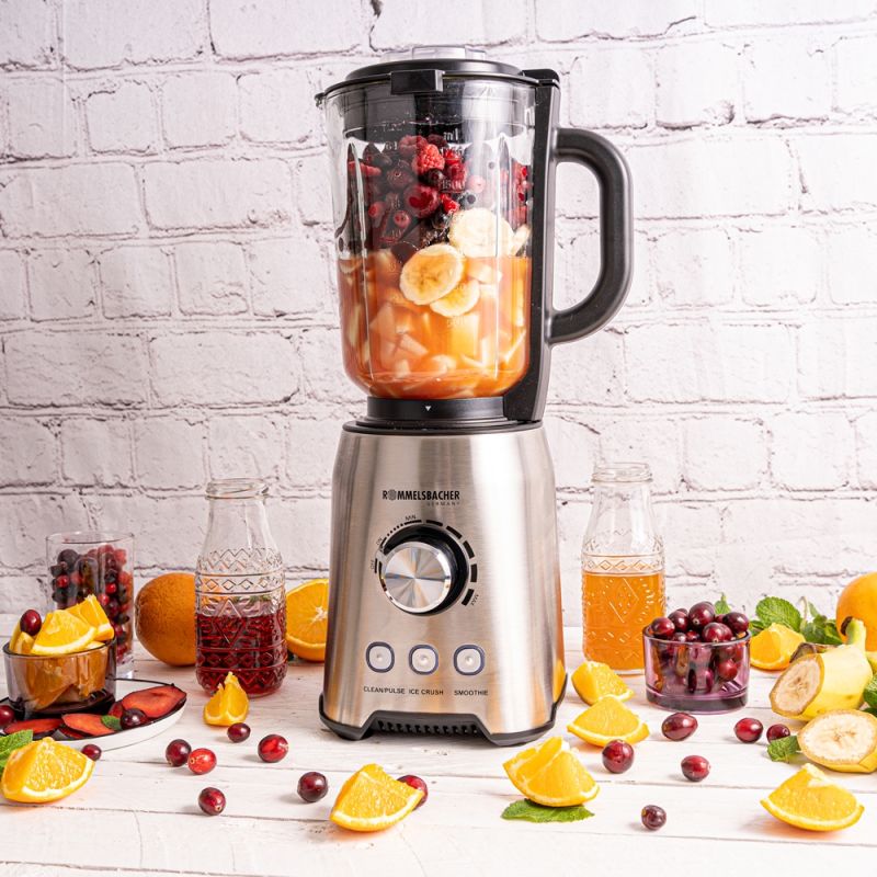 Standmixer, Glas-Mixbehälter, 1,75 l Fassungsvermögen, 1.200 Watt Leistung,