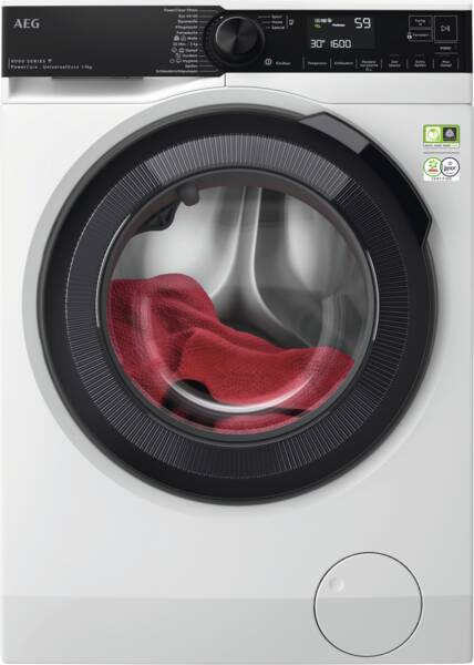 Waschmaschine, 9 kg Füllmenge, Schleuderdrehzahl U/min: maximal 1.600,